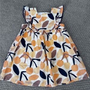 NWT Deux Nar Deux Big Cherry Dress. Multicolor. 18 Month.